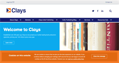Desktop Screenshot of clays.co.uk